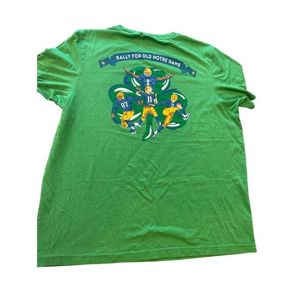NOTRE DAME UNIVERSITY Football March on to Victory 2023 Tee T-shirt 3XL - Picture 2 of 7